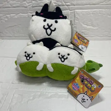 냥코 대전쟁 봉제 인형 마스코트 6 암흑 고양이 마메마메 냥코