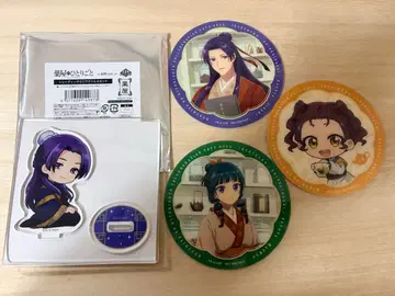 약사의 혼잣말 아크릴 스탠드, 콜라보 카페 코스터 3장 세트