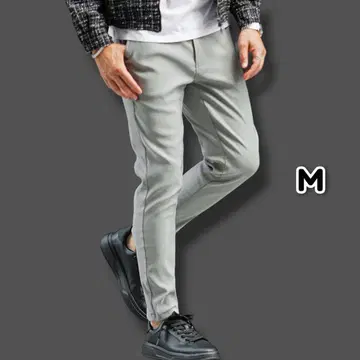 SOMEDIFF 속기모 트윌 스키니 팬츠 테이퍼드 팬츠 M 9a4