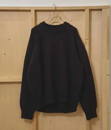 래글런 니트 풀오버