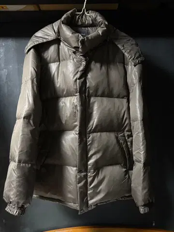 Stanford 다운 자켓 짙은 갈색 방한