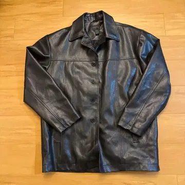 블랙 가죽 자켓