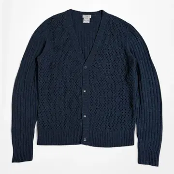 00s DRIES VAN NOTEN 절개 디자인 울 가디건