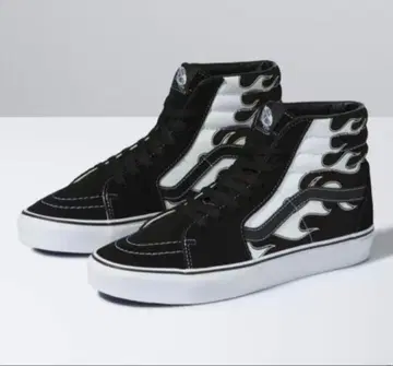 레어! VANS 반스 파이어 패턴 스케이트 스니커즈 컨버스