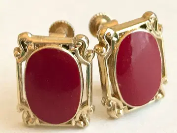 빈티지 레트로 시스루 프레임 귀걸이