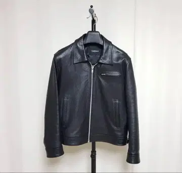 DOFFJASON 카우 가죽 자켓