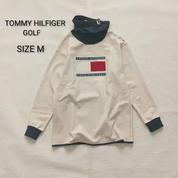 택 포함 미사용 타미힐피거 하이넥 맨투맨 트레이닝복 M