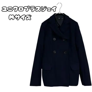 유니클로 +J (플러스 제이) 울 블렌드 피 코트 M