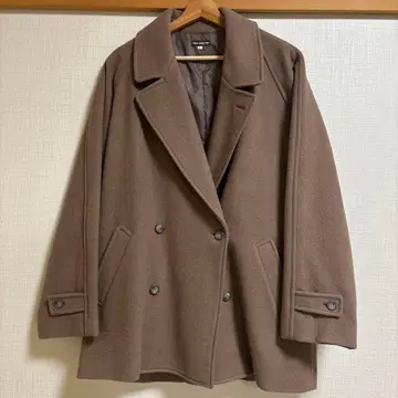 PARA SHOOTING 브라운 울 코트 L