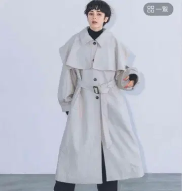 PAGEBOY 케이프 포함 볼륨 코트 오버사이즈 F 사이즈