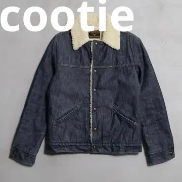 쿠티 쿠티 새상품급 데님 보아 자켓 런치 자켓 양호