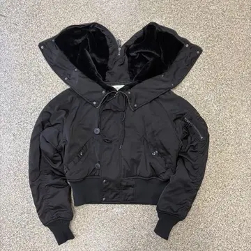 y2k AZUL moussy N-2B 플라이트 자켓 블랙