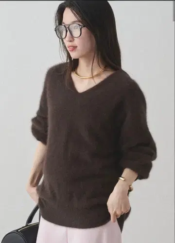 LOUNGEDRESS(라운지 드레스) FUR 캐시미어 V 니트