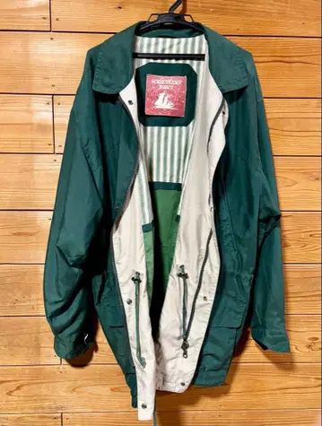 초 오버 사이즈 3L 상당 구제 의류 USA 그린 컬러 자켓