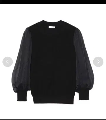 FRAY I.D 양류 쉬폰 니트 풀오버