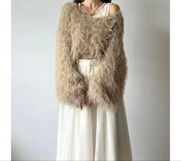 aerma boutique 볼륨 니트 브라운