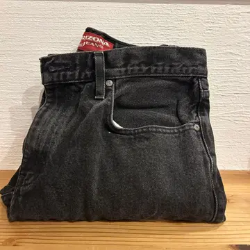 ARIZONA JEANS 블랙 데님 애리조나 청바지 구제 의류 34/32