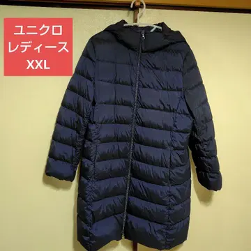 UNIQLO 네이비 컬러 다운 자켓 여성용 XXL