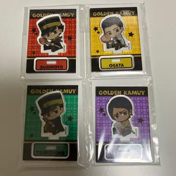 골든 카무이 깃토 미니 스탠드 모구모구 ver. 4종 세트