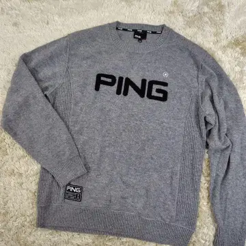 PING 퓨어 캐시미어 니트 스웨터 골프 빅 사이즈