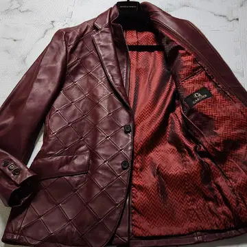 컨디션 최상 L GARNIER 최근 모델 가죽 자켓 퀼팅