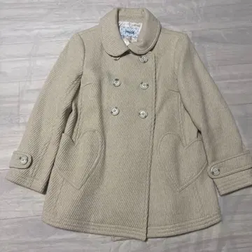 최종 가격 인하 MILK 베이지 하트 포켓 코트