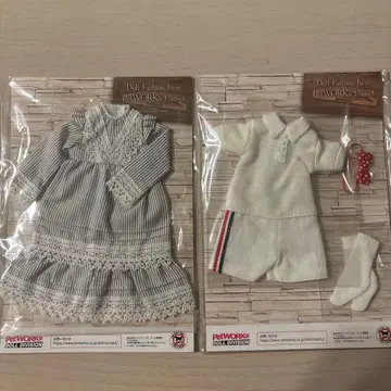 인형 의류 세트 스트라이프 티 드레스와 숏팬츠