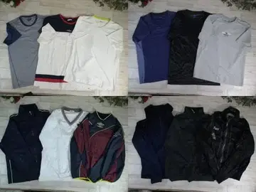 24-5530 남성용 의류 묶음 판매 21벌 L/LL 사이즈