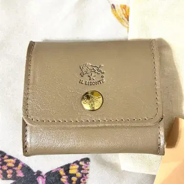 [ 미사용 새상품 ] IL BISONTE 베이지 그레이 코인 케이스