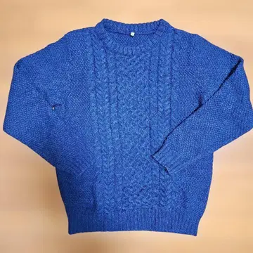 알파카 혼방 니트 피셔맨 스웨터