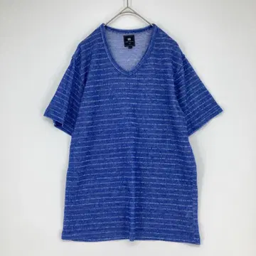 Mitsumine 미츠미네 스트라이프 V넥 니트 L 사이즈