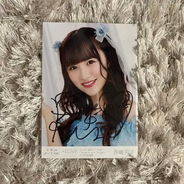 =LOVE 오토시마 리사 2023 투어 무도관 공연 친필 브로마이드