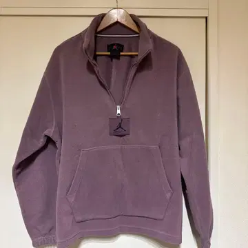 조던 퍼플 하프 지퍼 트레이닝복