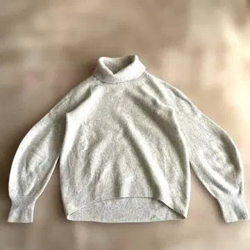 개럴개런트 니트 터틀넥 코쿤 실루엣 울 일본제 F