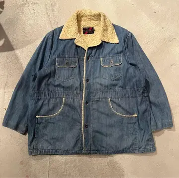 70s Sears 보아 데님 자켓