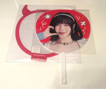 [ FC 한정판 ] BABYMONSTER 점보 부채 부채 커버 아사