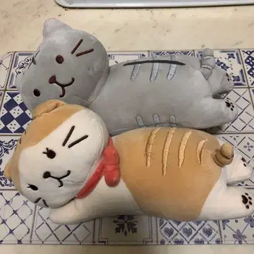 고양이 봉제 인형 2체 세트