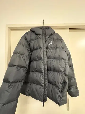 Jordan 후드 부착 다운 자켓 그레이