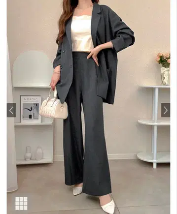 테일러드 자켓 팬츠 셋업