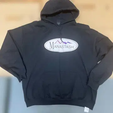 Manastash 마나스태쉬 블랙 후드티 로고