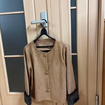 노카라 자켓 베이지 38