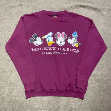 Disney 디즈니 미키 맨투맨 90년대 빈티지