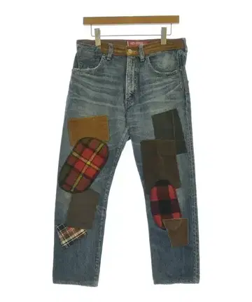 준야 와타나베 맨 데님 팬츠 남성용