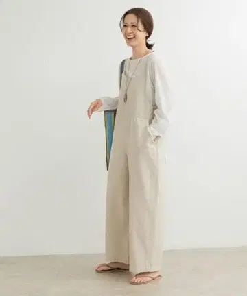 어반 리서치 도어스 코튼 린넨 백 개더 살로펫