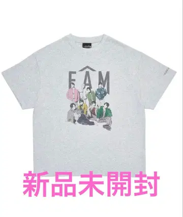 timelesz FAM 투어 티셔츠 멜란지 그레이 미개봉 새상품