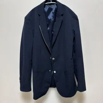 Armani Exchange 나일론 네이비 테일러드 자켓 34