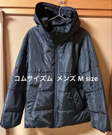 폴리에스테르 타프타 충전솜 후드 블루종 M 사이즈 블랙 컬러