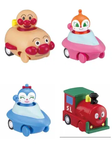 빙글빙글 턴! 풀백 호빵맨 6 4종