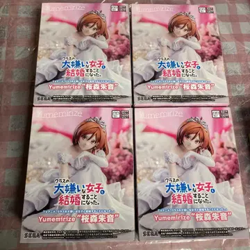 클래스의 가장 싫어하는 여자와 결혼하게 된 사쿠라모리 아카네 피규어 4개