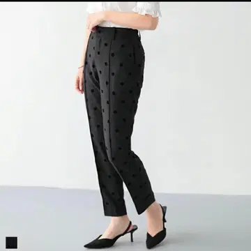 fitmore 핏모어 도트 플로키 팬츠 s